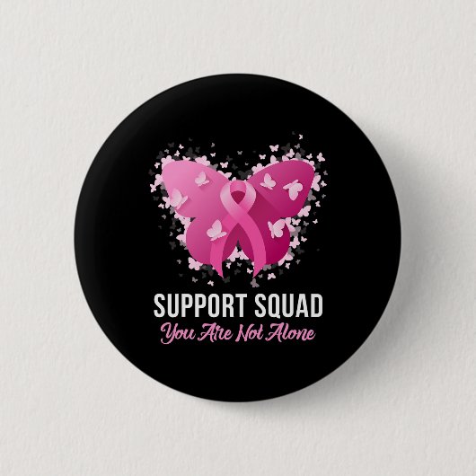 Unterstützung des Squad Breast Cancer Awareness Pi Button (Vorderseite)