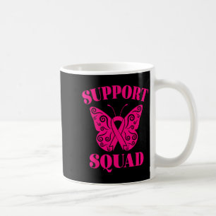Unterstützung des Squad Breast Cancer Awareness Pi Kaffeetasse