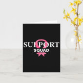 Unterstützung des Squad Breast Cancer Awareness Pi Karte (Gelbe Blume)