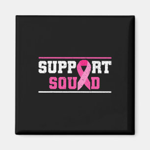 Unterstützung des Squad Breast Cancer Awareness Pi Magnet