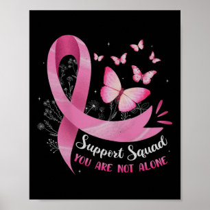 Unterstützung des Squad Breast Cancer Awareness Pi Poster