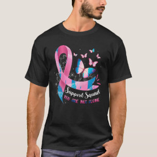 Unterstützung des Squad Breast Cancer Awareness Pi T-Shirt