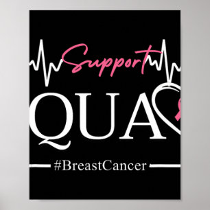 Unterstützung des Squad Breast Cancer Awareness Ri Poster