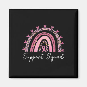 Unterstützung des Squad Breast Cancer Awareness Su Magnet