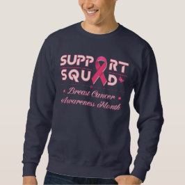 Unterstützung des Squad Breast Cancer Awareness T Sweatshirt