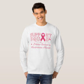 Unterstützung des Squad Breast Cancer Awareness T  T-Shirt (Vorne ganz)