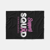 Unterstützung des Squad Fibromyalgie-Bewusstseinsw Fleecedecke (Vorderseite (Horizontal))