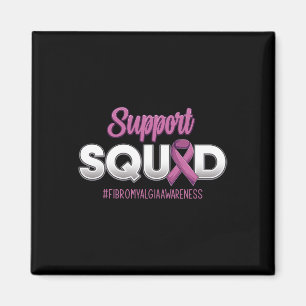 Unterstützung des Squad Fibromyalgie-Bewusstseinsw Magnet