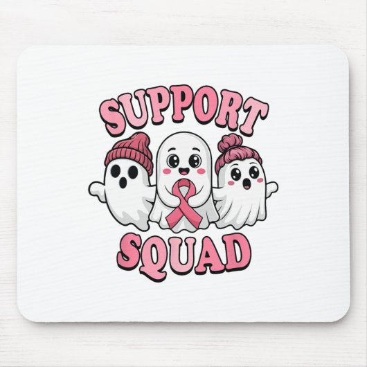 Unterstützung des Squad Niedlich Ghosts Breastkreb Mousepad (Vorne)