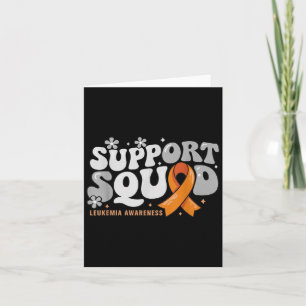 Unterstützung des Squad Orange Ribbon Leukämie Bew Karte