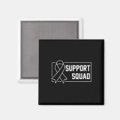 Unterstützung des Squad Orange Warrior CRPS Bewuss Magnet (Vorderseite/Rückseite)