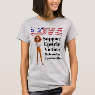 Unterstützung des T - Shirt Epstein Victims