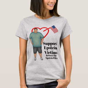 Unterstützung des T - Shirt Epstein Victims