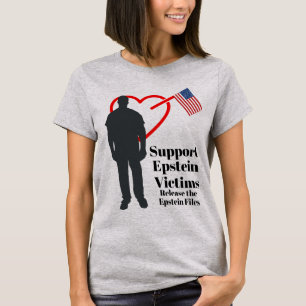 Unterstützung des T - Shirt Epstein Victims