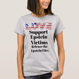 Unterstützung des T - Shirt Epstein Victims