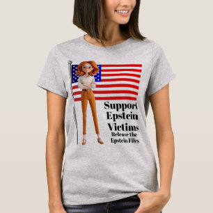 Unterstützung des T - Shirt Epstein Victims