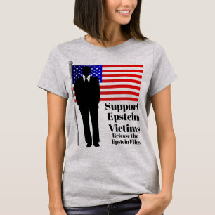 Unterstützung des T - Shirt Epstein Victims