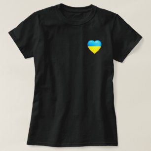 Unterstützung des T - Shirt in der Ukraine - Flag