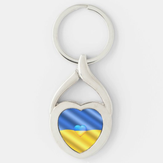 Unterstützung des ukrainischen Schlüsselanhängers Schlüsselanhänger (Vorderseite)