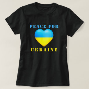 Unterstützung des ukrainischen T - Shirt Frieden u