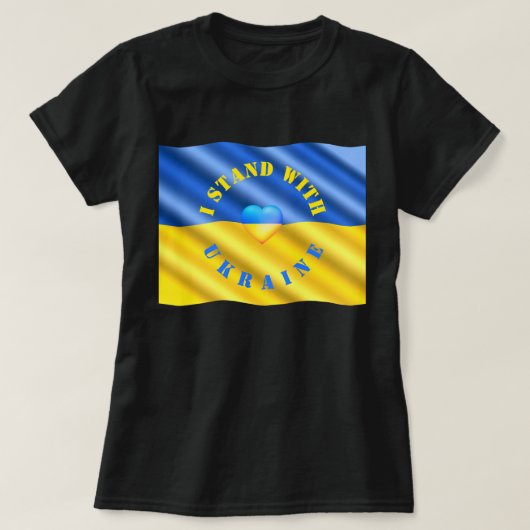 Unterstützung des ukrainischen T - Shirt ukrainisc (Design vorne)