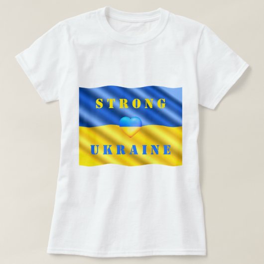 Unterstützung des ukrainischen T - Shirt ukrainisc (Design vorne)