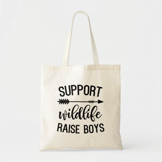 Unterstützung des Wildlife Raise Boys Tote Bags Tragetasche (Vorne)