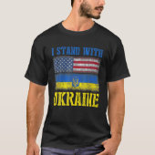 Unterstützung, die ich mit der Ukraine leisten kan T-Shirt (Vorderseite)