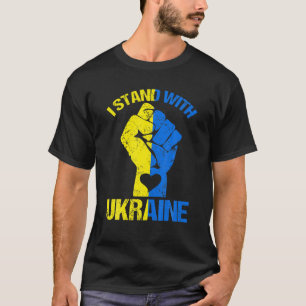 Unterstützung, die ich mit der Ukraine Puck Futin  T-Shirt
