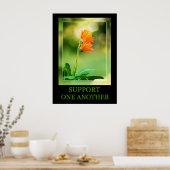Unterstützung einander poster (Küche)
