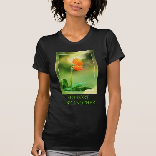 Unterstützung einander T-Shirt (Vorderseite)
