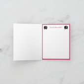 Unterstützung / Förderung / Freundschaft Karte (Innenseite)