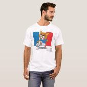 UNTERSTÜTZUNG FRANKREICH T-Shirt (Vorne ganz)