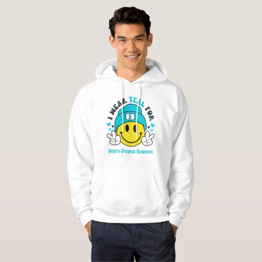 Unterstützung für Angststörungen Sensibilisierungs Hoodie (Vorne ganz)