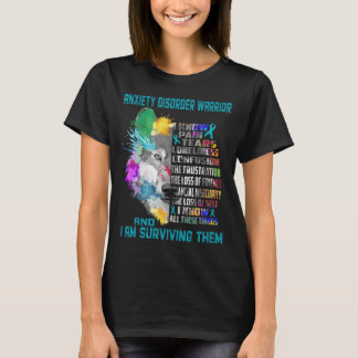 Unterstützung für Angststörungen Sensibilisierungs T-Shirt
