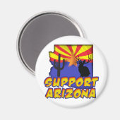 Unterstützung für Arizona Magnet (Vorderseite/Rückseite)