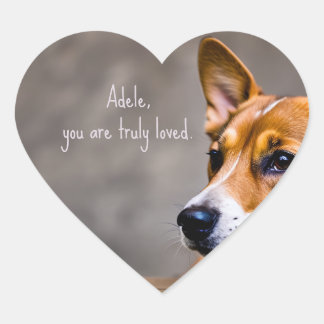 Unterstützung für Autismus - Liebe - Wirklich geli Herz-Aufkleber