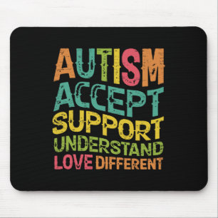 Unterstützung für Autismus versteht Liebe von der Mousepad