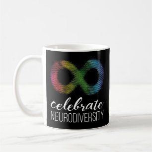 Unterstützung für Autismus zeigen und es ist Akzep Kaffeetasse