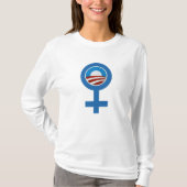 Unterstützung für Barack Obama T-Shirt (Vorderseite)
