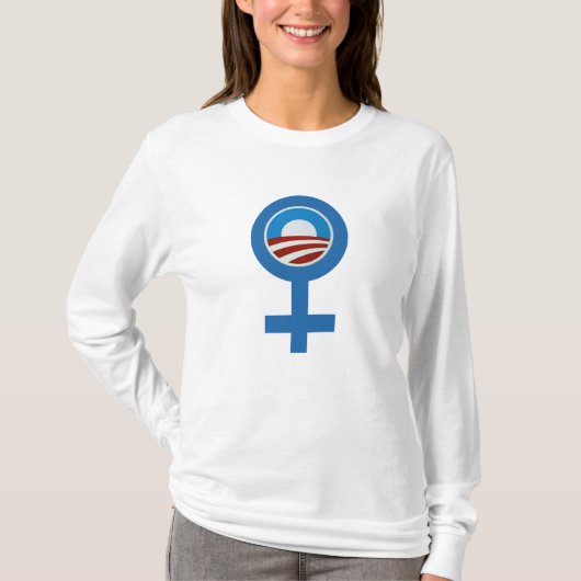 Unterstützung für Barack Obama T-Shirt (Vorderseite)