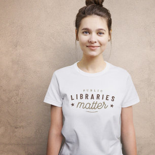 Unterstützung für Bibliotheken ist wichtig T-Shirt
