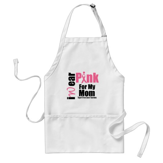 Unterstützung für Brustkrebs rosa Multifunktionsle Schürze (Vorne)
