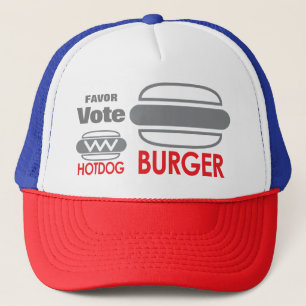 Unterstützung für Burger Truckerkappe