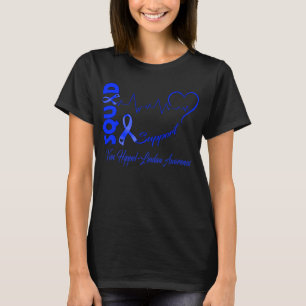 Unterstützung für das Bewusstsein von HIPPEL-LINDA T-Shirt