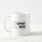 Unterstützung für das Bewusstsein von Squad Orange Kaffeetasse (Links)