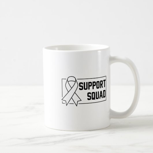 Unterstützung für das Bewusstsein von Squad Orange Kaffeetasse (Rechts)