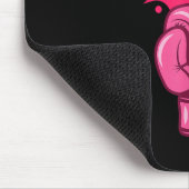 Unterstützung für das Brustkrebs-Bewusstsein für B Mousepad (Ecke)