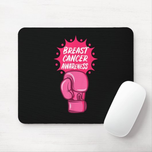Unterstützung für das Brustkrebs-Bewusstsein für B Mousepad (Mit Mouse)