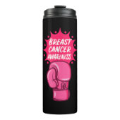 Unterstützung für das Brustkrebs-Bewusstsein für B Thermosbecher (Vorderseite)